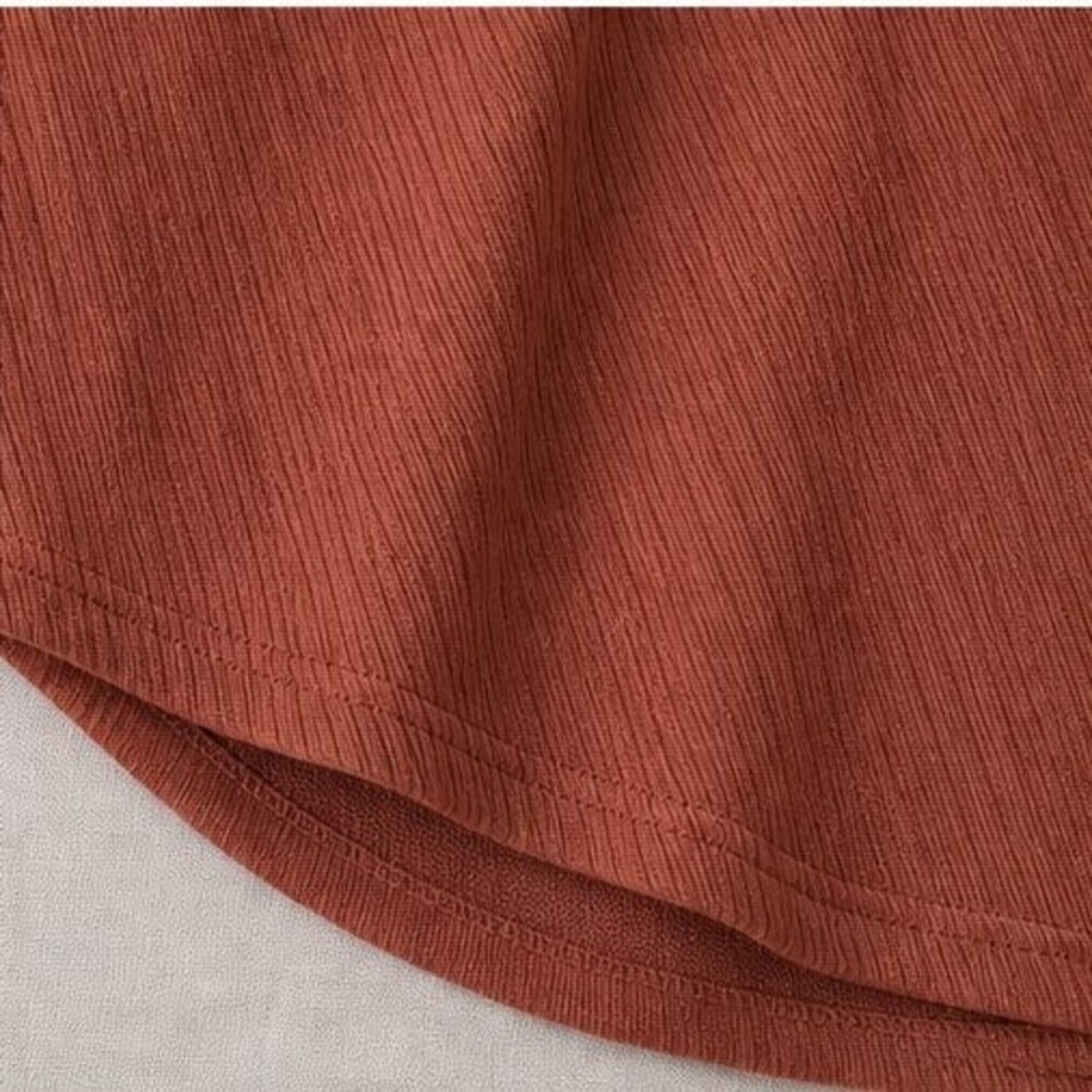 Rust Puff Sleeve Top - Picture 6 of 6